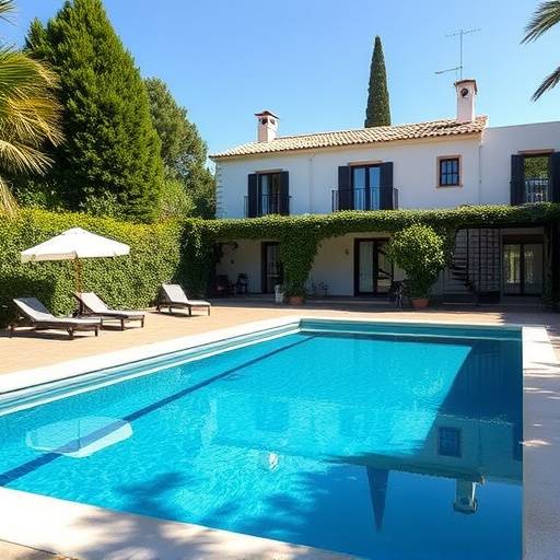 Chalet con piscina privada en las afueras de Sevilla